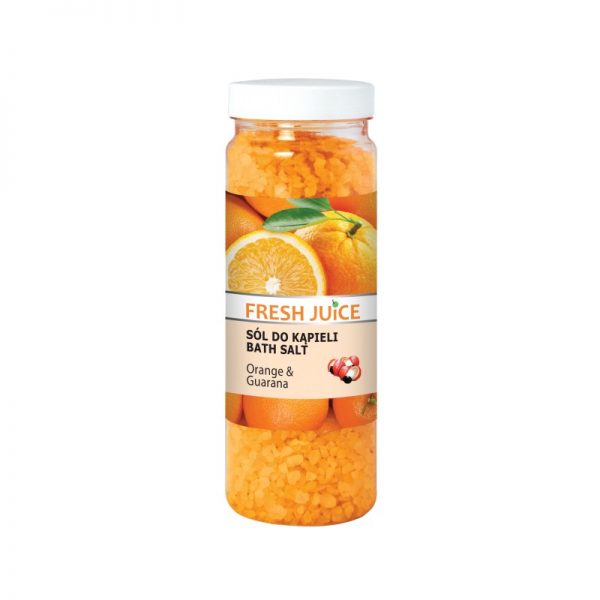 FRESH JUICE BATH SALT ΑΛΑΤΑ ΜΠΑΝΙΟΥ ORANGE & GUARANA 700GR