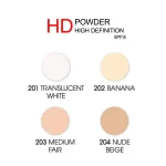 Golden Rose HD Powder spf15 Translucent White #201 - Image 2