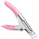 Κόφτης tips Γκιλοτίνα για ψεύτικα νύχια Ροζ