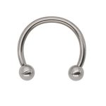 Σκουλαρίκι Μύτης Μπάρα 8mm από Ατσάλι