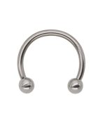 Σκουλαρίκι Μύτης Μπάρα 8mm από Ατσάλι