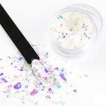 Glass nails Ιριδίζον Σπασμένο γυαλί Διακοσμητικά νυχιών Nr.28