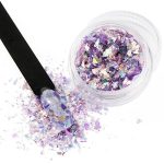 Glass nails Σπασμένο γυαλί Διακοσμητικά νυχιών Nr.34