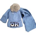 Παιδικό Σετ Σκουφάκι με Κασκόλ