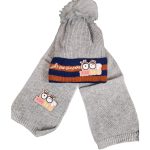 Παιδικό Σετ Σκουφάκι με Κασκόλ