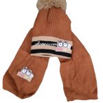 Παιδικό Σετ Σκουφάκι με Κασκόλ