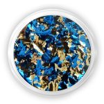 Αλουμινόχαρτο μαλακό μπλε χρυσό για νύχια