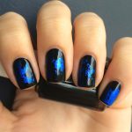 Αλουμινόχαρτο μαλακό μπλε για νύχια - Image 2