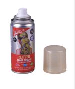 Αποκριάτικο Σπρέι Μαλλιών Με Glitter Xρυσό 100ml - Image 2