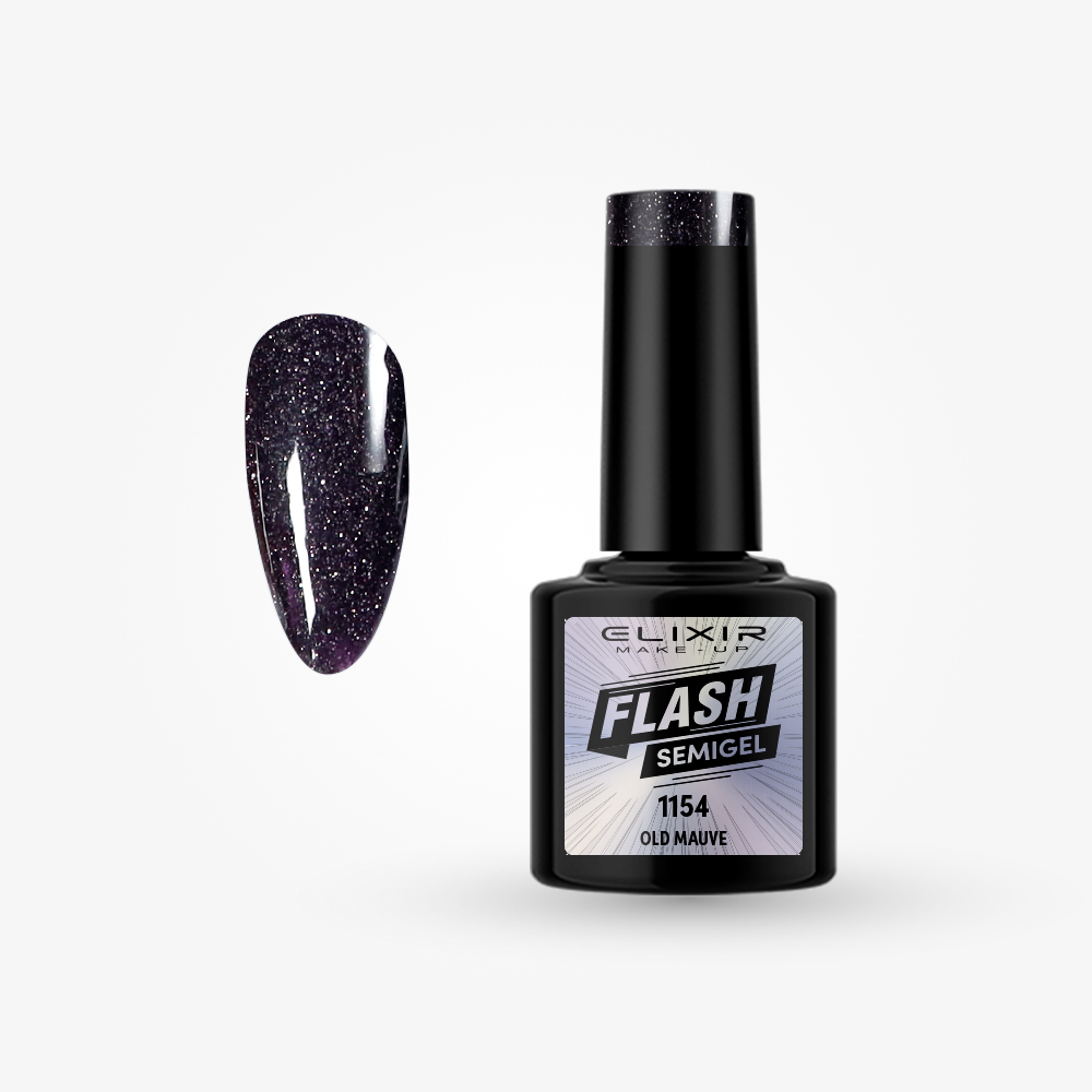 8842-1154 Ημιμονιμο βερνικι Flash 8ml – #1154 (Old Mauve) - Image 1