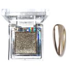 Compact Σκόνη mirror για μονόχρωμο effect χρυσό για τα νύχια 02