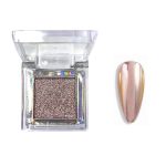 Compact Σκόνη mirror για μονόχρωμο effect ρόζ χρυσό για τα νύχια 03