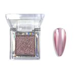Compact Σκόνη mirror για μονόχρωμο effect ρόζ για τα νύχια 04