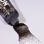 MOON CREATIONS G1 HOLOGRAPHIC FINE GLITTER GEL BLACK 12ml - Image 2