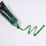 MOON CREATIONS G1 HOLOGRAPHIC FINE GLITTER GEL GREEN 12ml - Image 2