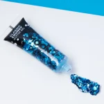 MOON CREATIONS G23 CLASSIC CHUNKY GLITTER GEL BLUE 12ml - Image 2