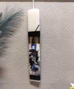 Xειροποίητη Πασχαλινή Λαμπάδα