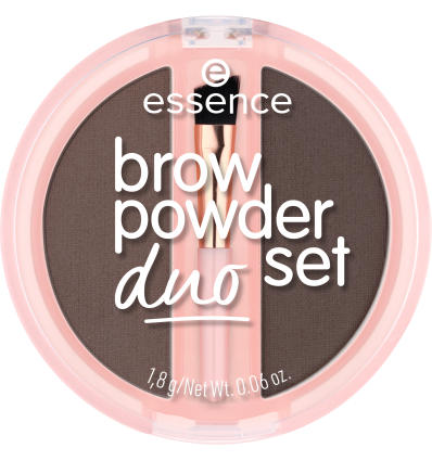 essence-brow-powder-duo-set-03-dark-18g Essence Brow Powder Duo Set 03 Dark 1.8g - Image 1