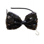 Αποκριάτικη Στέκα Μαλλιών - Μαύρη