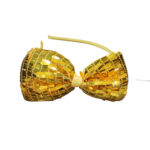 Αποκριάτικη Στέκα Μαλλιών - Χρυσή