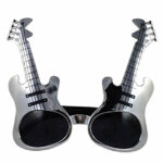 Αποκριάτικα Γυαλιά *Κιθάρα* - Ασημί