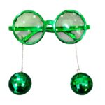 Αποκριάτικα Γυαλιά με Ντισκόμπαλα – Πράσινα