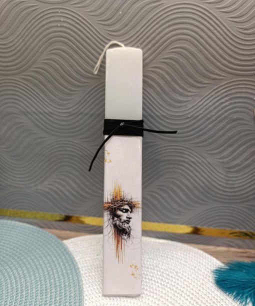 lampadapasxalinigiaandreseastercandleformen72-510x612 Xειροποίητη Πασχαλινή Λαμπάδα - Image 1