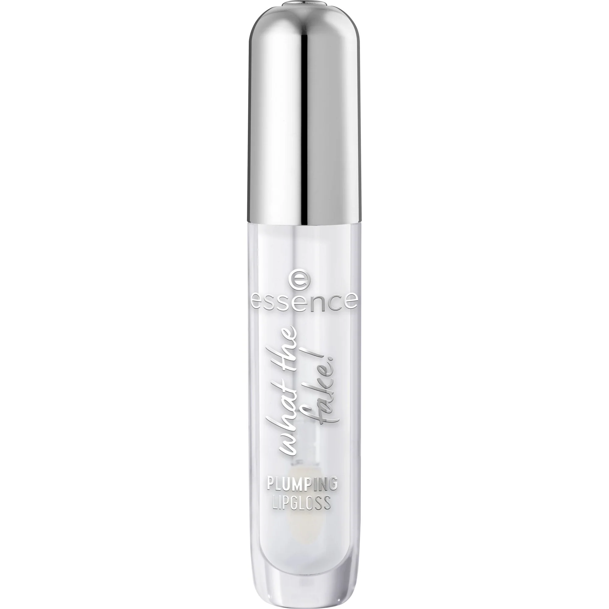 4059729585127_16 Essence What The RFake! PLUMPING LIPGLOSS 100 - Sheer Genius 4ml - Image 1